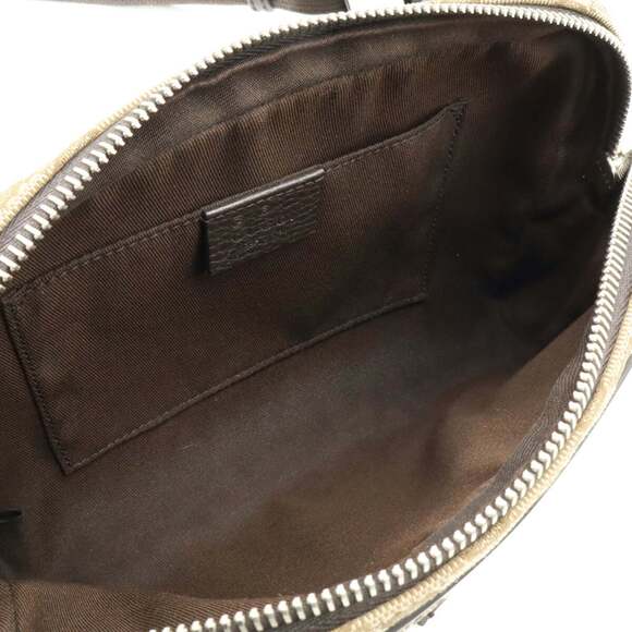 GUCCI Authentic Brown Leather Pouch - Picture 6 of 9